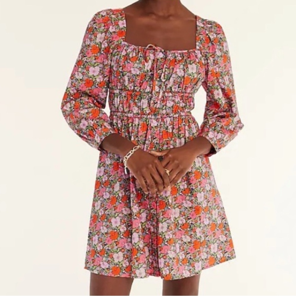 J Crew Liberty Floral Pink Dress